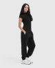 Mellow™ Rib Mock Neck T-Shirt | Black sold by Oner Active