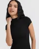 Mellow™ Rib Mock Neck T-Shirt | Black sold by Oner Active