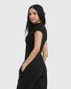 Mellow™ Rib Mock Neck T-Shirt | Black sold by Oner Active
