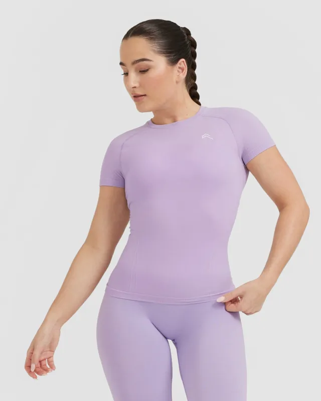 Go To Seamless Fitted Top | Wisteria Purple sold by Oner Active