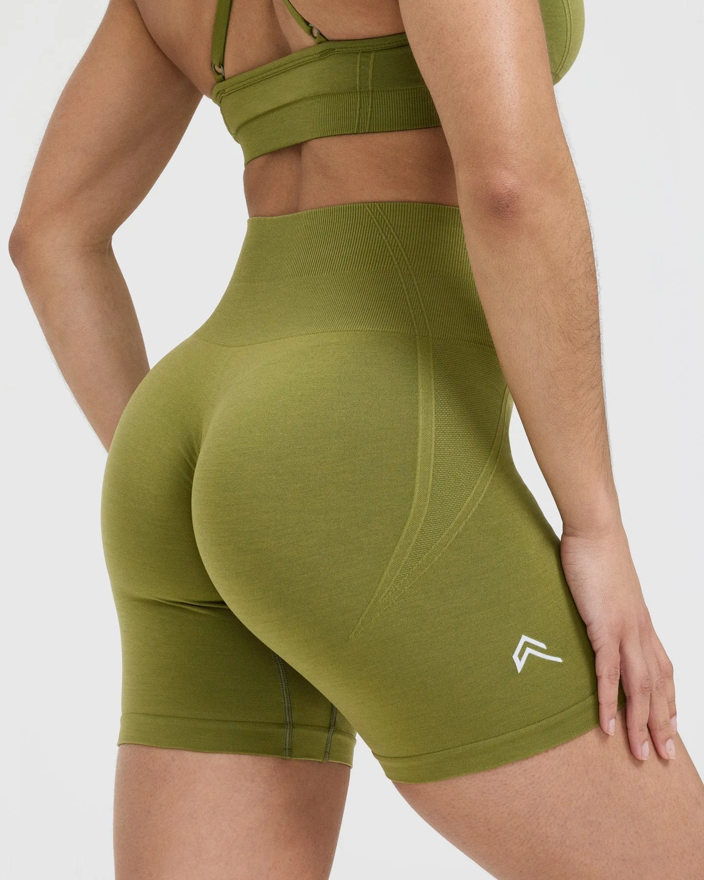 Effortless Seamless Shorts | Olive Green sold by Oner Active product image thumbnail 5