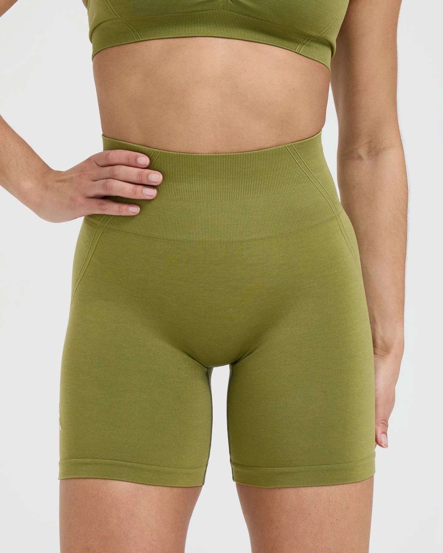 Effortless Seamless Shorts | Olive Green sold by Oner Active product image thumbnail 4