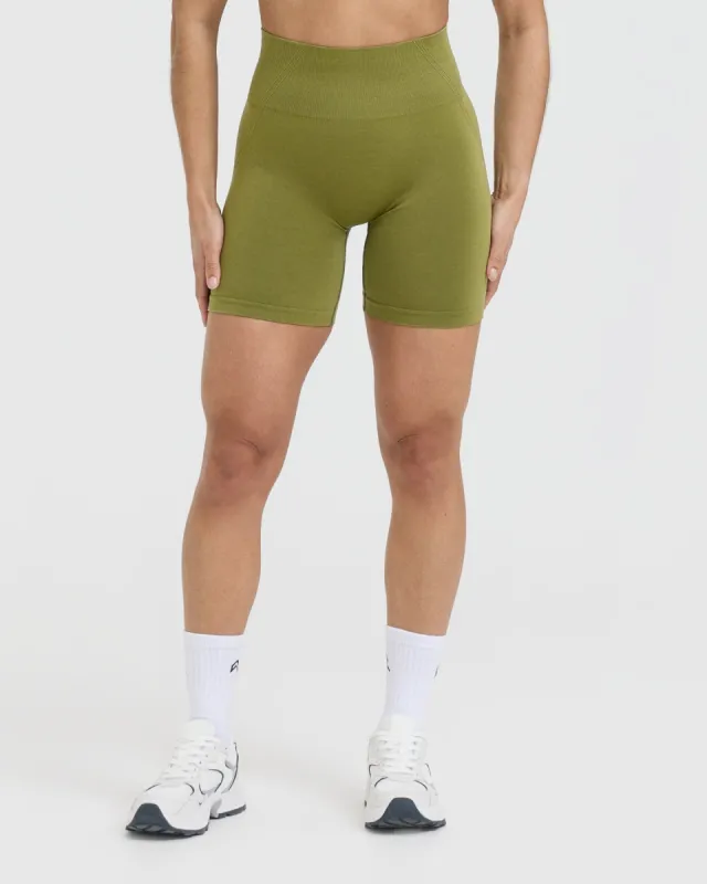 Effortless Seamless Shorts | Olive Green sold by Oner Active
