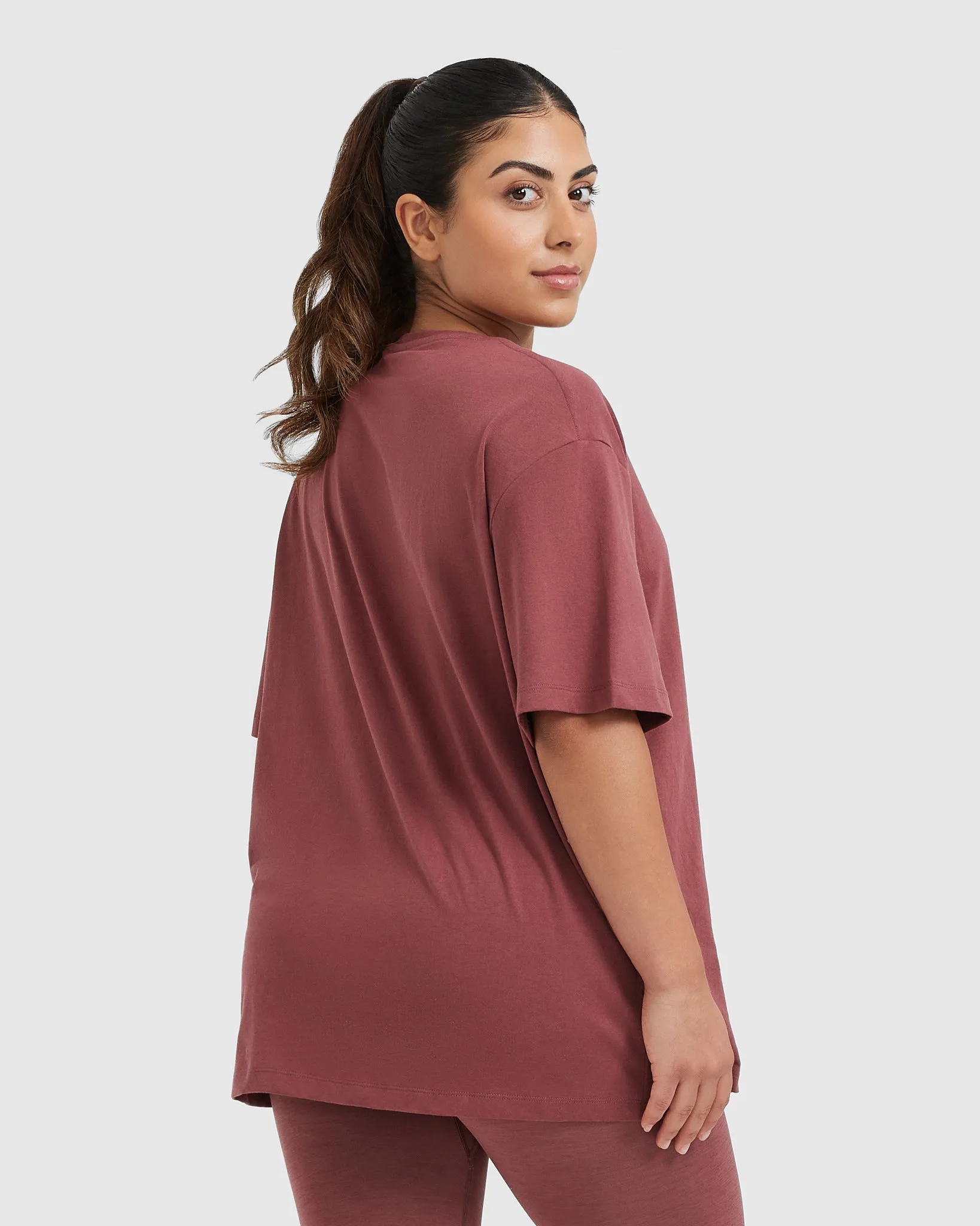 Classic Oversized Lightweight T-Shirt | Berry sold by Oner Active product image thumbnail 2