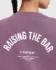 Raising The Bar Graphic Unisex T-Shirt | Vintage Purple sold by Oner Active
