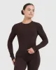 Mellow™ Soft Mid Long Sleeve Top | 70% Cocoa sold by Oner Active