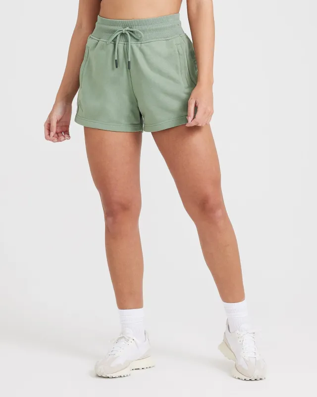 Classic Lounge Lightweight Shorts | Sage sold by Oner Active