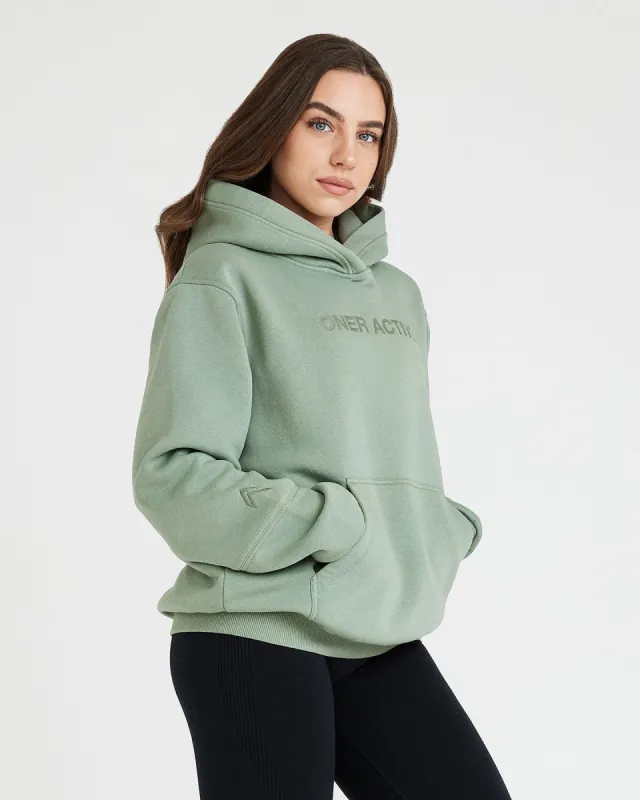 Classic Lounge Oversized Hoodie | Sage sold by Oner Active