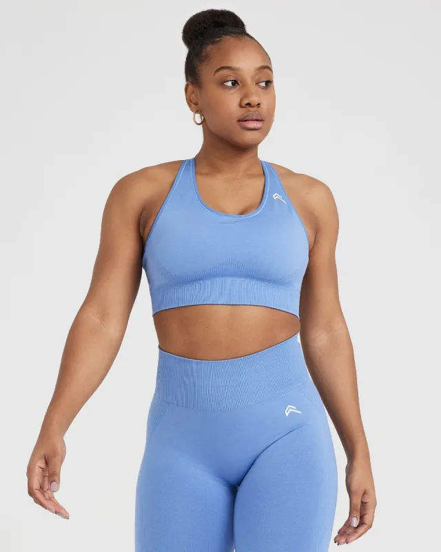 Classic Seamless 2.0 Bralette | Light Denim Marl sold by Oner Active