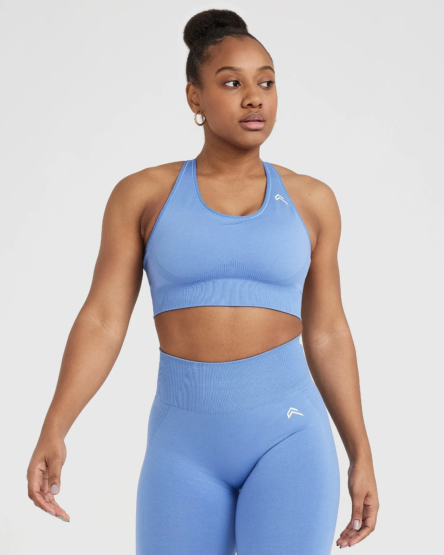 Classic Seamless 2.0 Bralette | Light Denim Marl sold by Oner Active