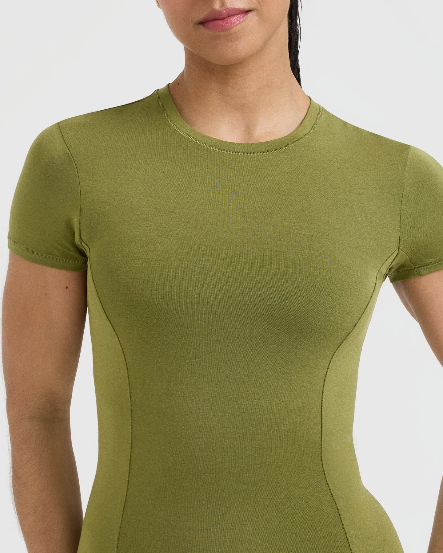 Mellow Soft Short Sleeve T-Shirt | Olive Green sold by Oner Active product image thumbnail 4