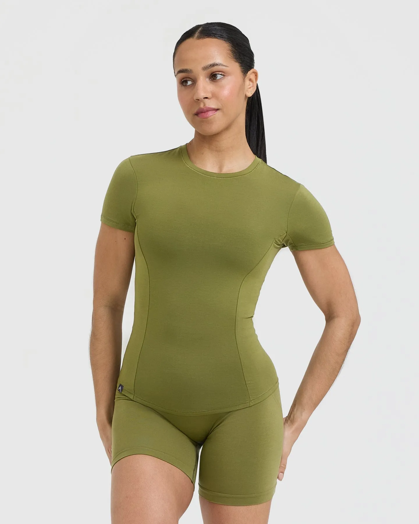 Mellow Soft Short Sleeve T-Shirt | Olive Green sold by Oner Active