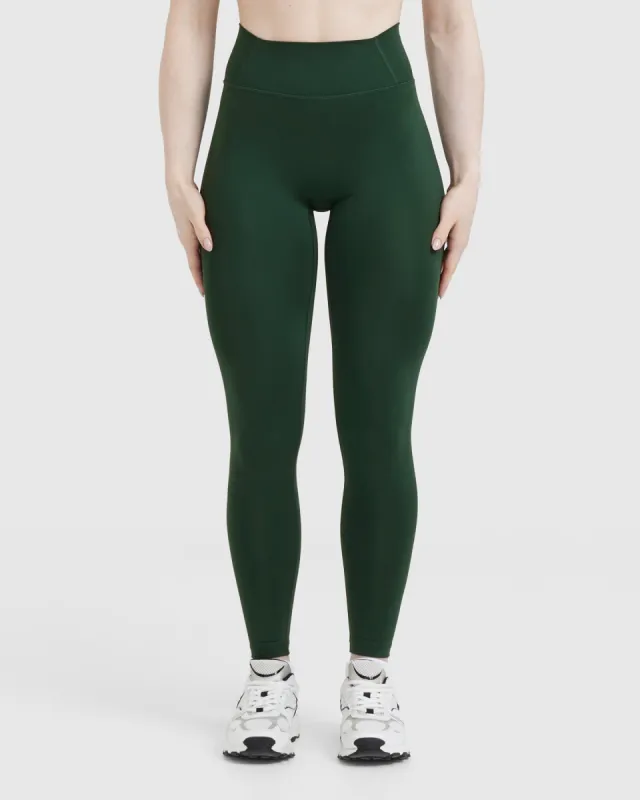 Timeless High Waisted Leggings | Pine Green sold by Oner Active