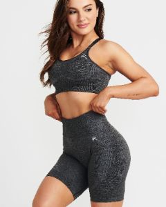 Classic Seamless Cycling Shorts | Coal Marl sold by Oner Active