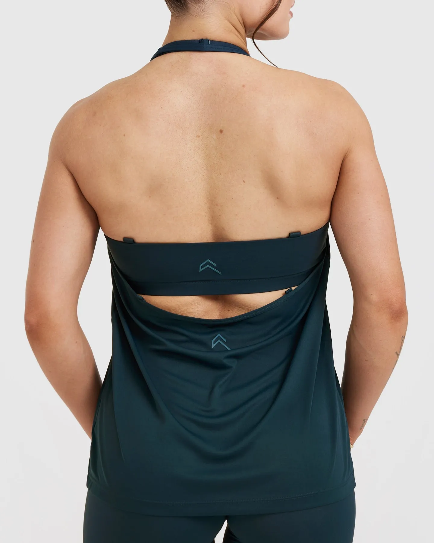 Go To Strappy Loose Vest | Oil Blue sold by Oner Active product image thumbnail 4