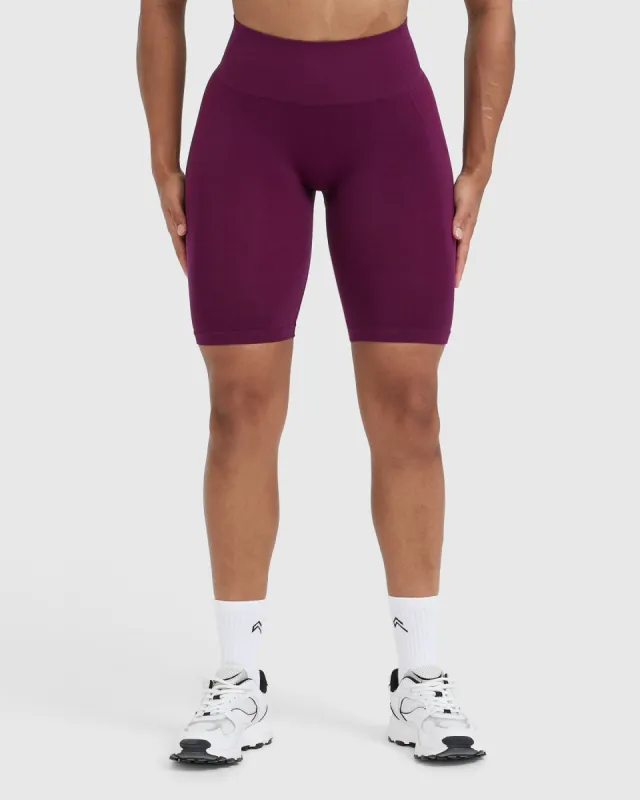 Effortless Seamless Cycling Shorts | Ripe Fig sold by Oner Active