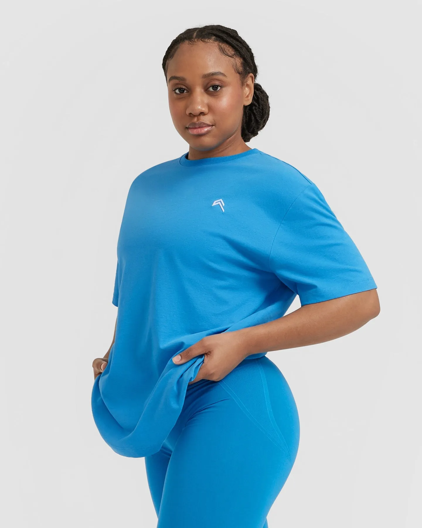 Classic Oversized Lightweight T-Shirt | Tropical Blue sold by Oner Active product image thumbnail 3