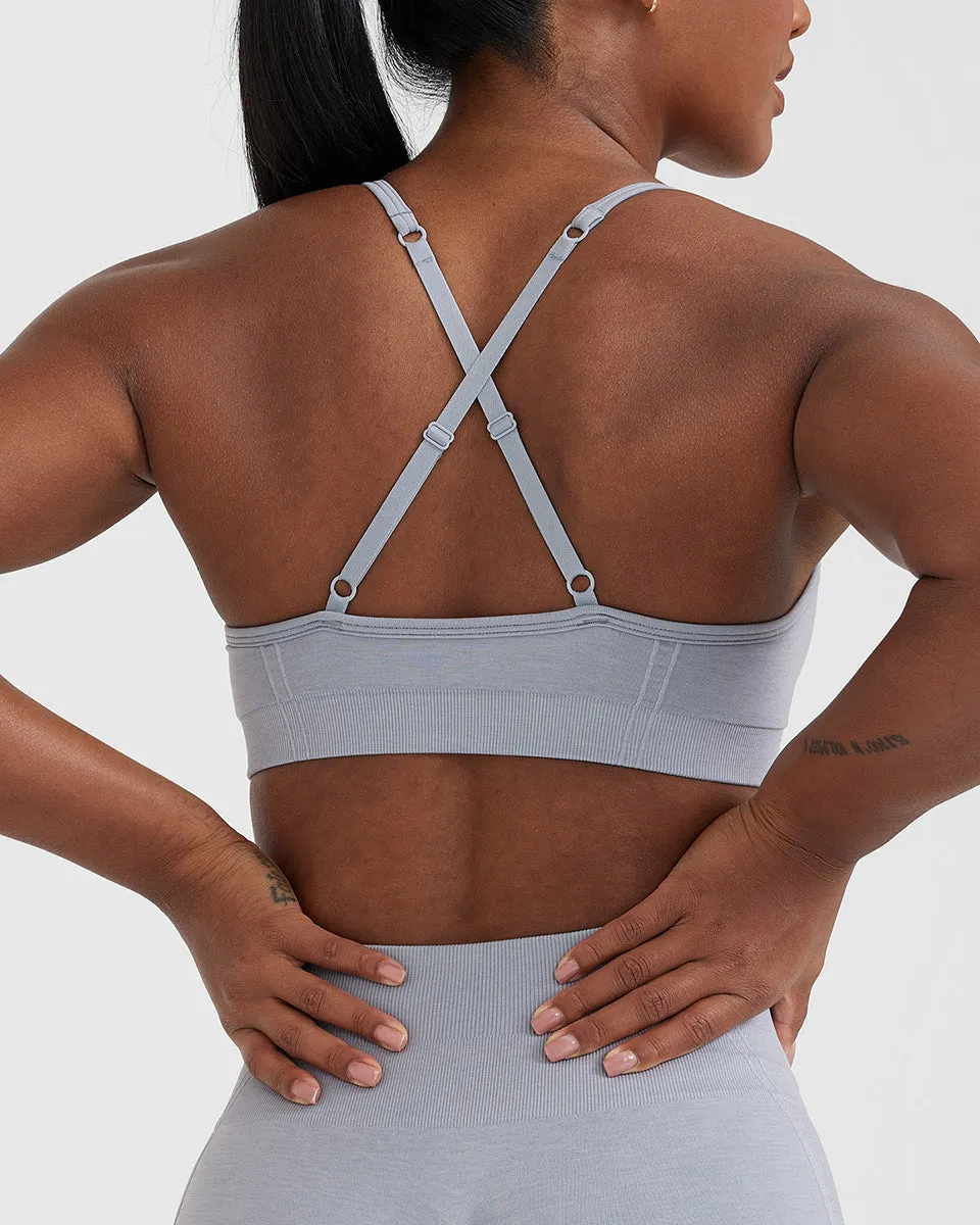 Effortless Strappy Bralette | Metal Grey sold by Oner Active product image thumbnail 5