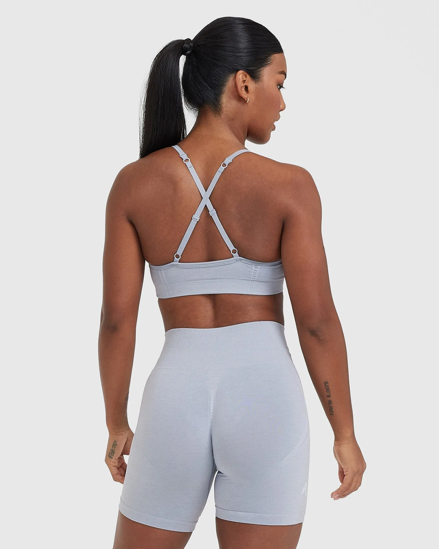 Effortless Strappy Bralette | Metal Grey sold by Oner Active product image thumbnail 2