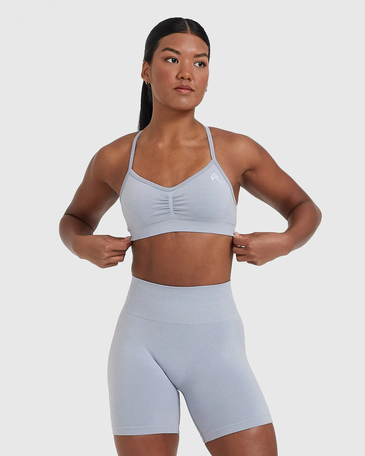 Effortless Strappy Bralette | Metal Grey sold by Oner Active