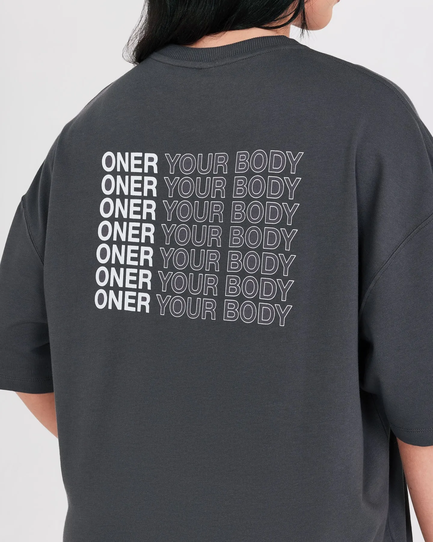 OYB Graphic Unisex T-Shirt | Coal sold by Oner Active product image thumbnail 5