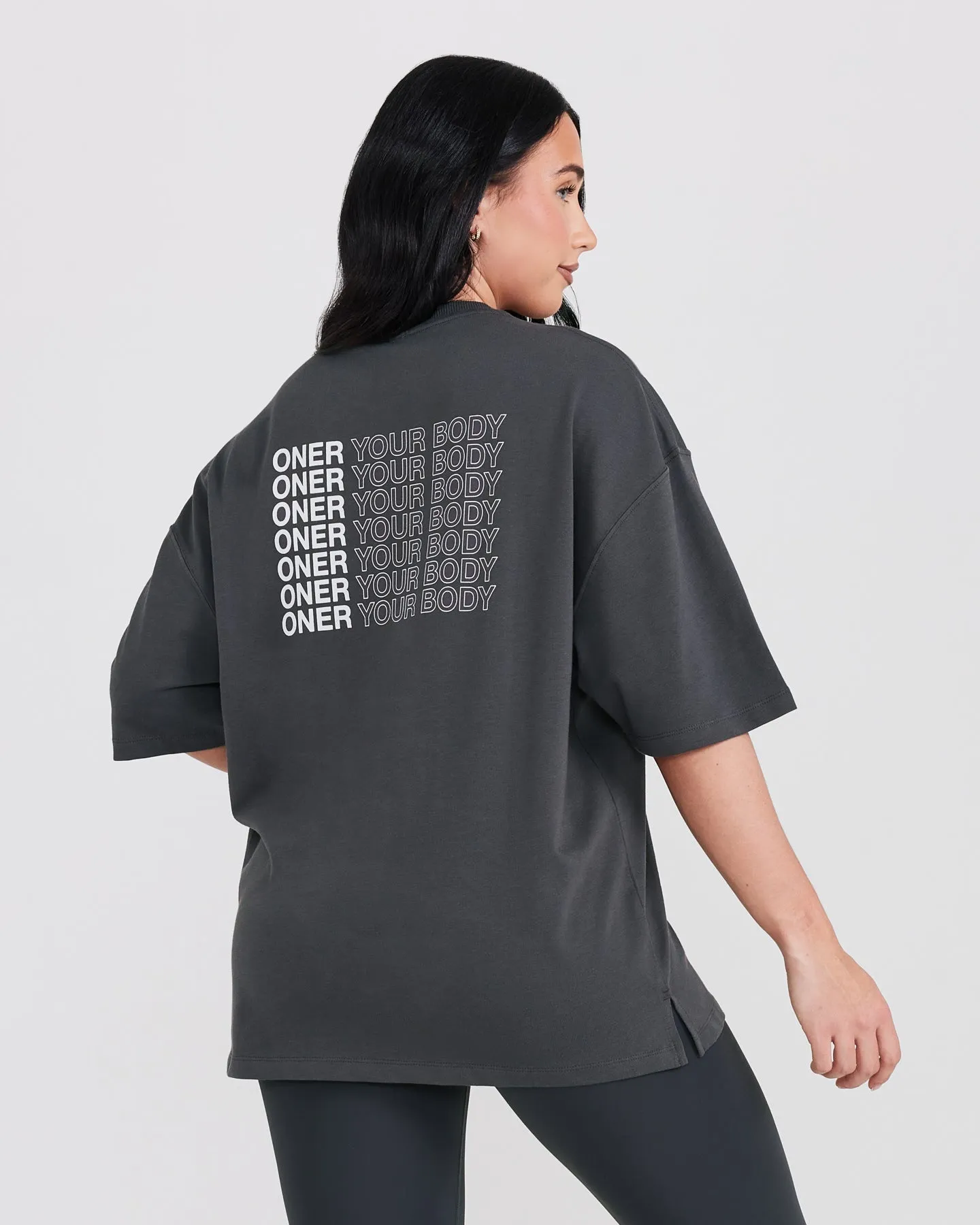 OYB Graphic Unisex T-Shirt | Coal sold by Oner Active product image thumbnail 2