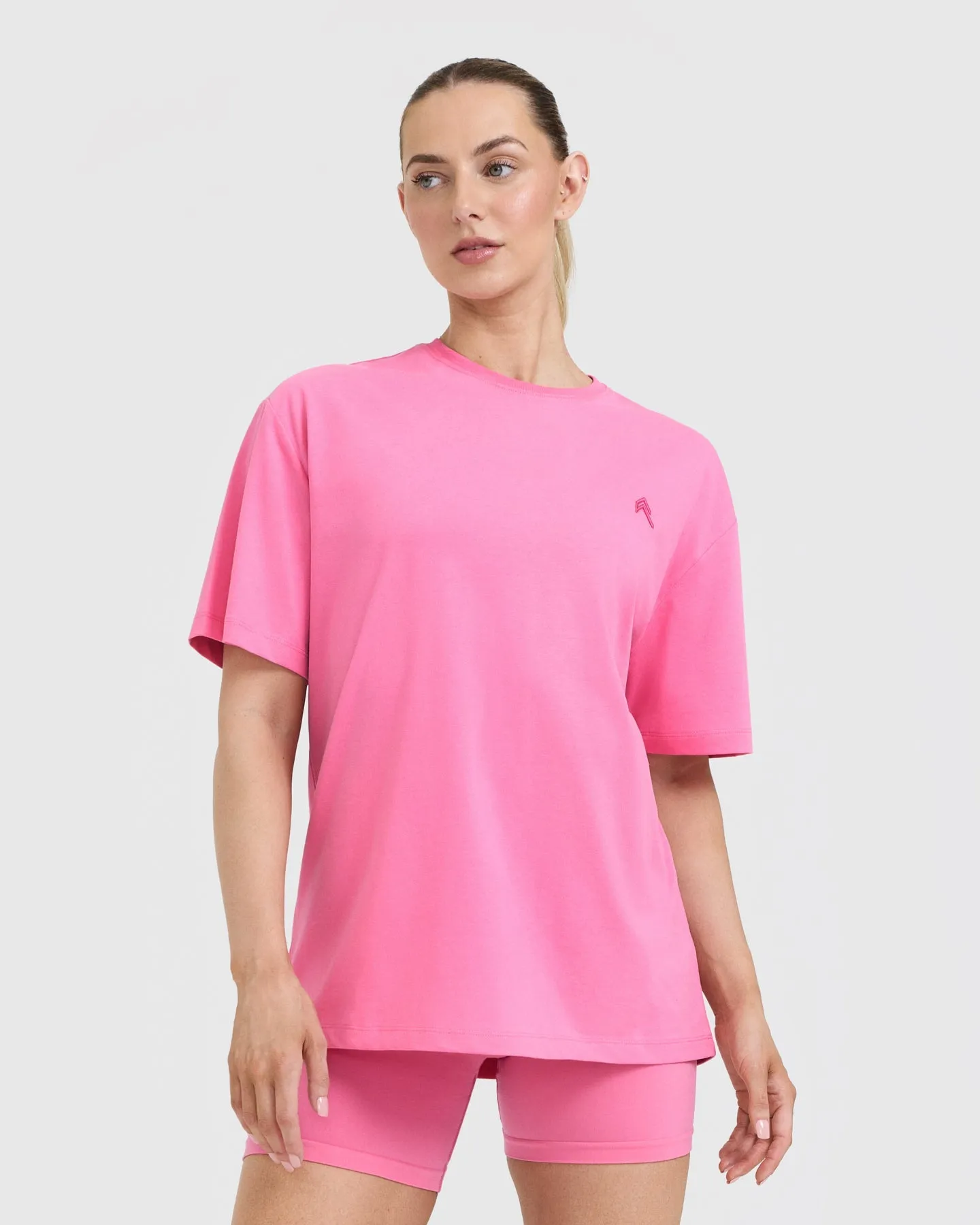 Classic Oversized Lightweight T-Shirt | Peony Pink sold by Oner Active