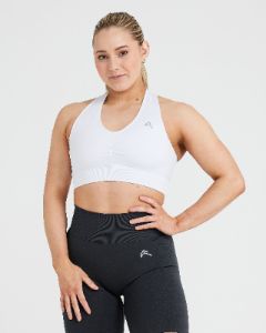 Classic Seamless 2.0 V-Neck Bralette | White sold by Oner Active