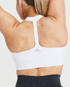 Classic Seamless 2.0 V-Neck Bralette | White sold by Oner Active
