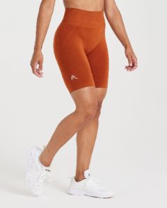 Effortless Seamless Cycling Shorts | Warm Copper sold by Oner Active