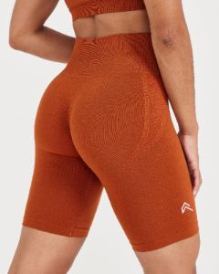 Effortless Seamless Cycling Shorts | Warm Copper sold by Oner Active