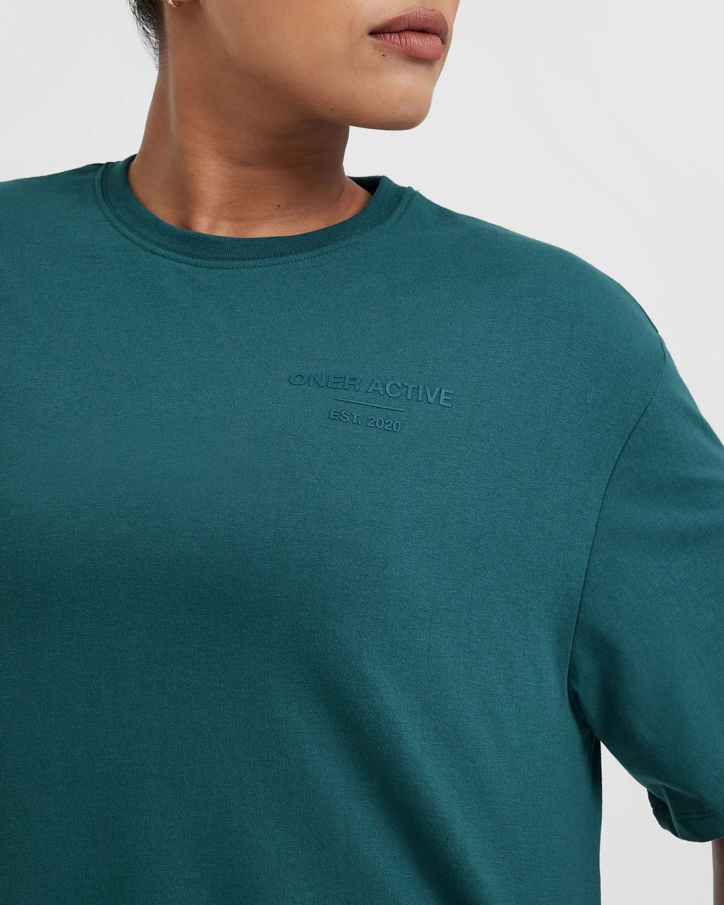 Classic Lifters Graphic Oversized Lightweight T-Shirt | Marine Teal sold by Oner Active product image thumbnail 4