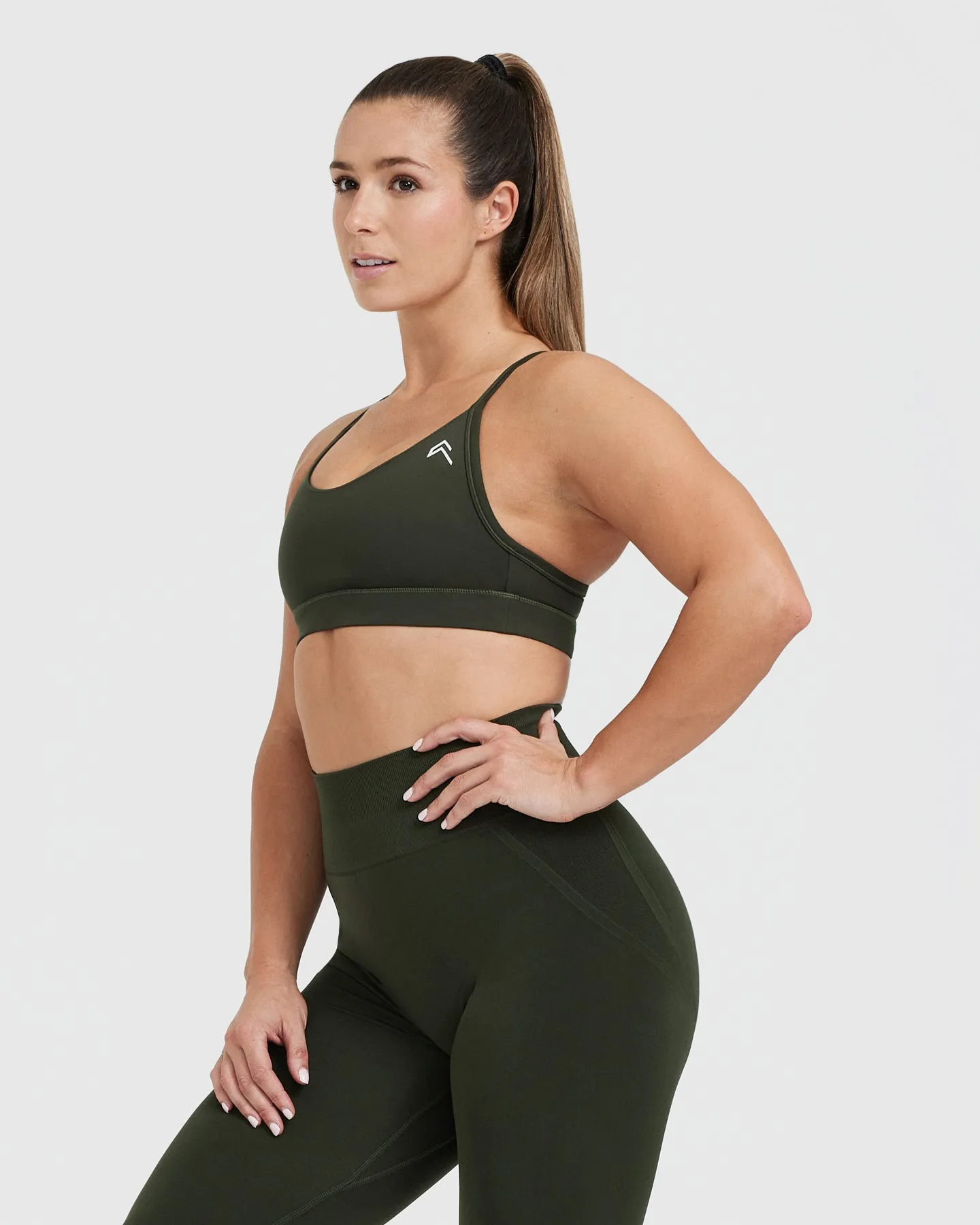 Everyday Sports Bra | Khaki sold by Oner Active product image thumbnail 3