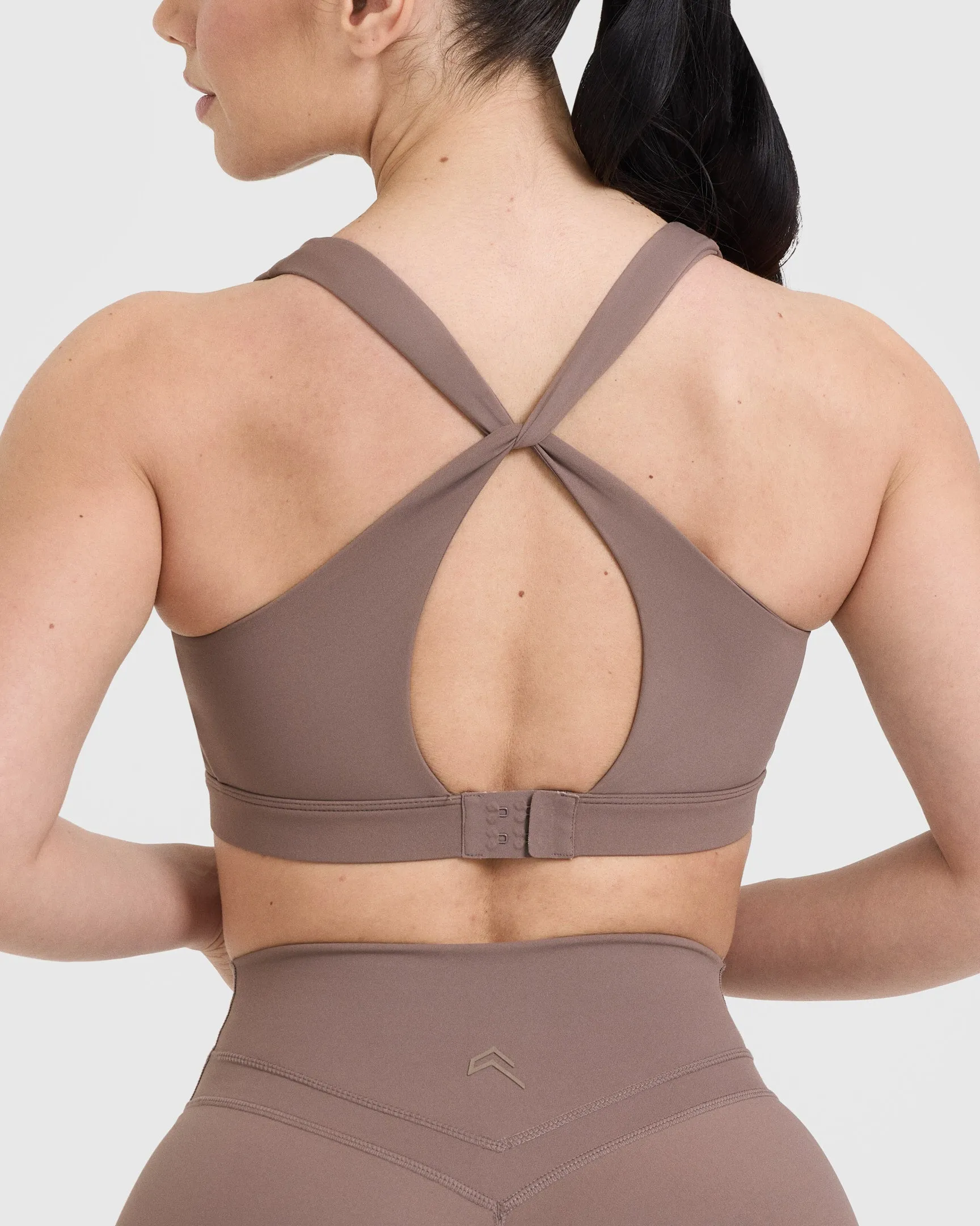 Unified Layered Sports Bra | Cool Brown sold by Oner Active product image thumbnail 5