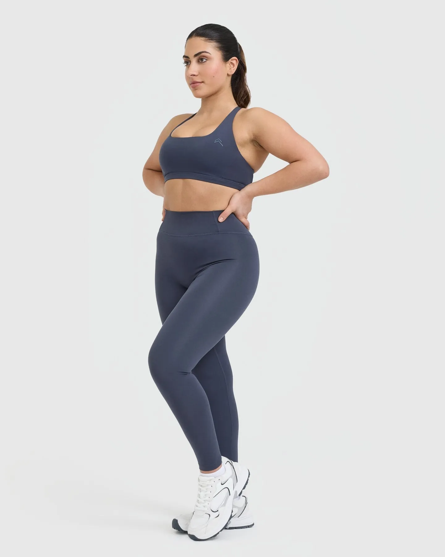 Timeless High Waisted Leggings | True Blue sold by Oner Active product image thumbnail 3