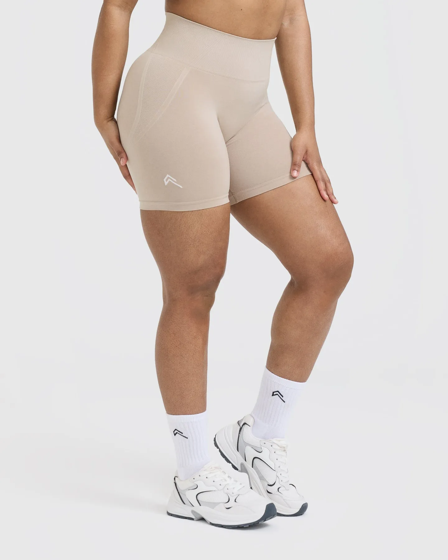 Effortless Seamless Shorts | Mushroom Brown sold by Oner Active product image thumbnail 3