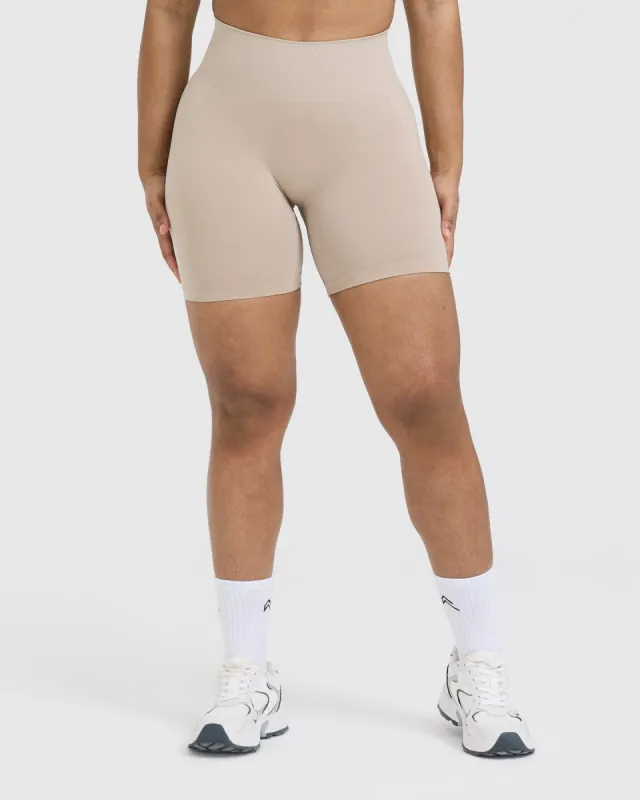 Effortless Seamless Shorts | Mushroom Brown sold by Oner Active