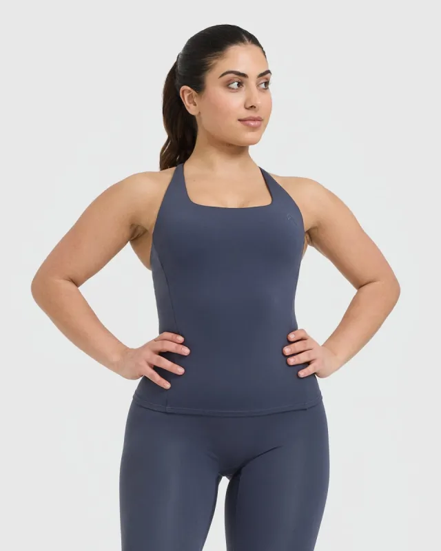 Timeless Square Neck Vest | True Blue sold by Oner Active