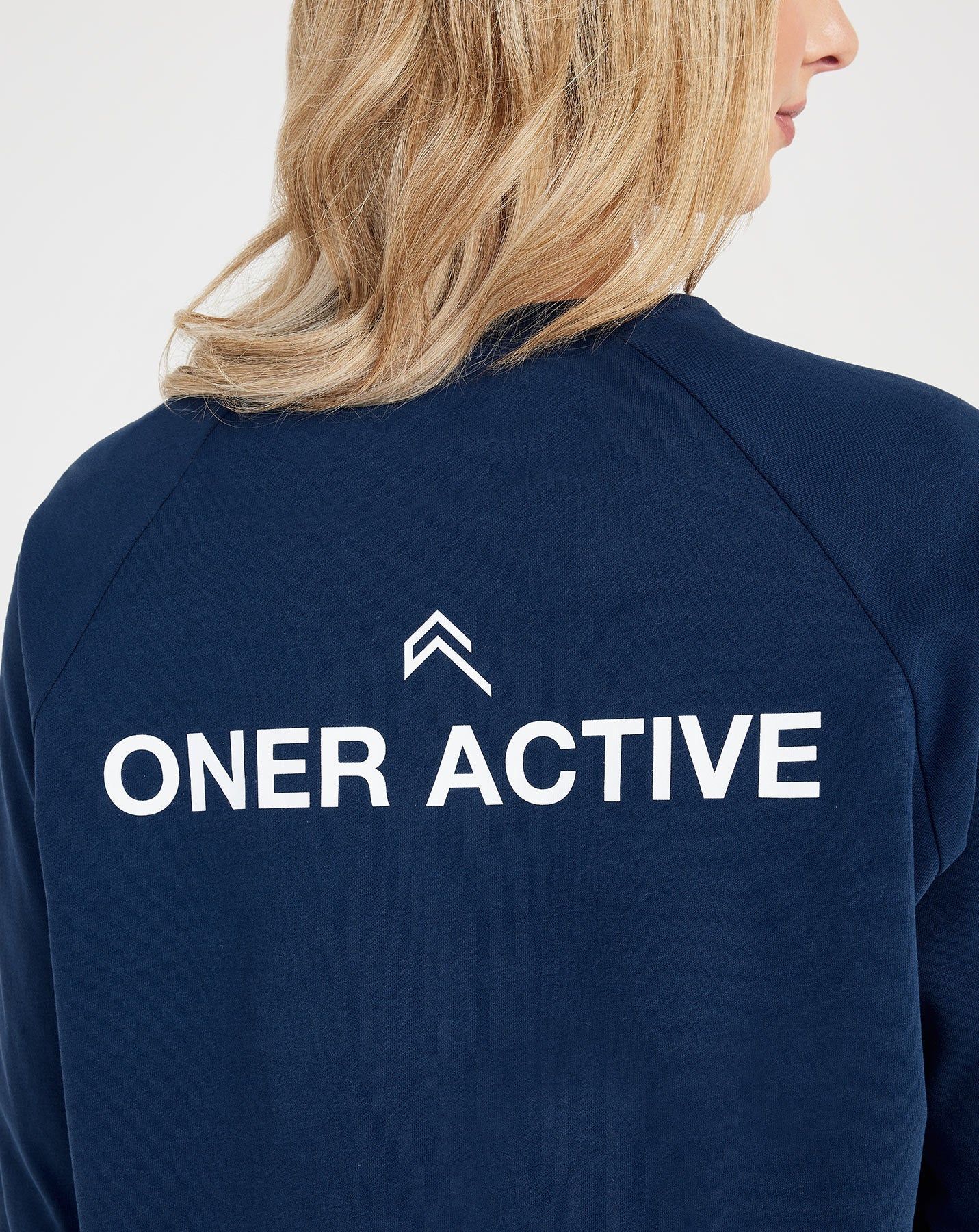 Graphic Oversized Long Sleeve Tee | Washed Midnight sold by Oner Active product image thumbnail 5