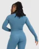 Timeless Crop Jacket | Moonstone Blue sold by Oner Active