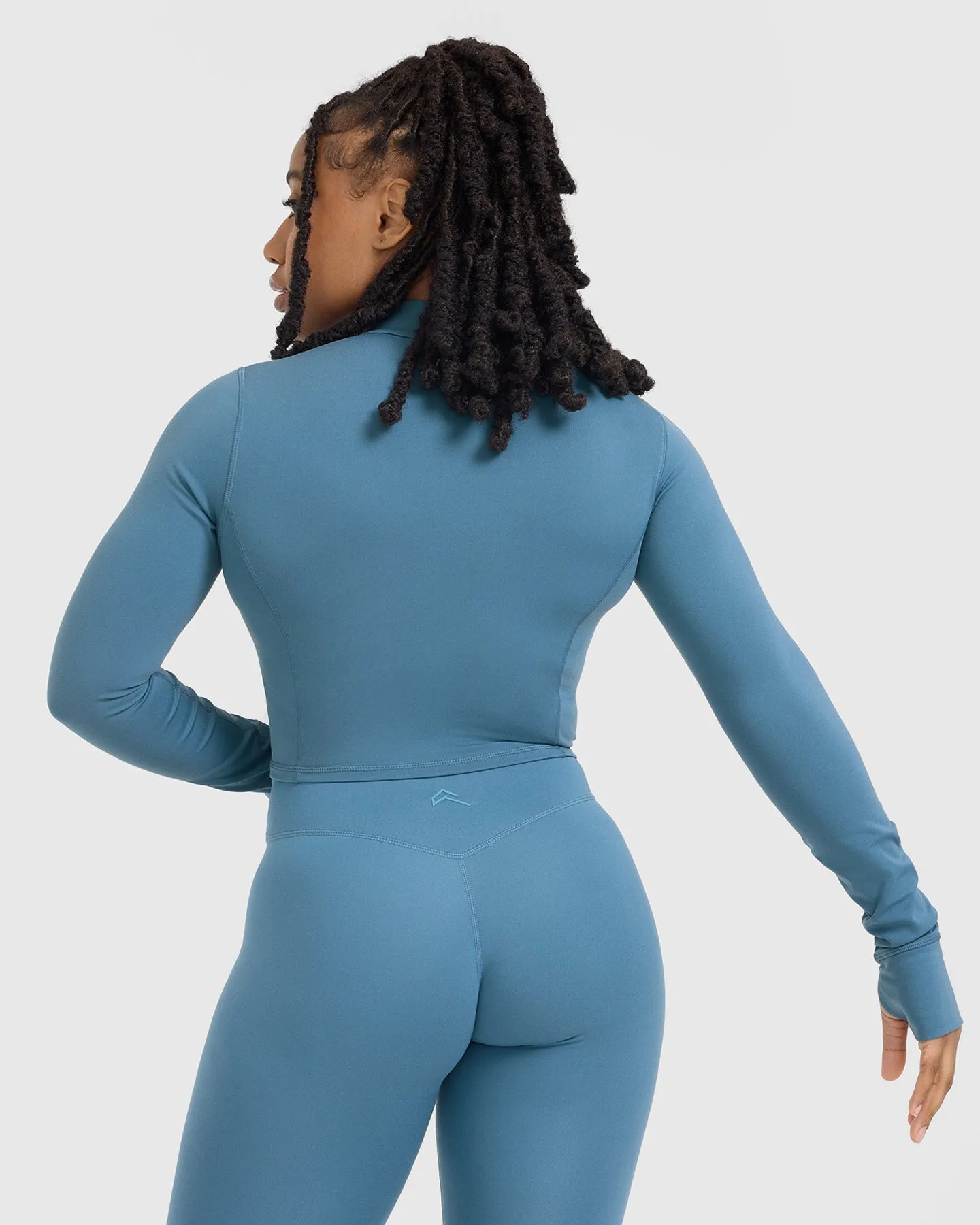 Timeless Crop Jacket | Moonstone Blue sold by Oner Active product image thumbnail 2
