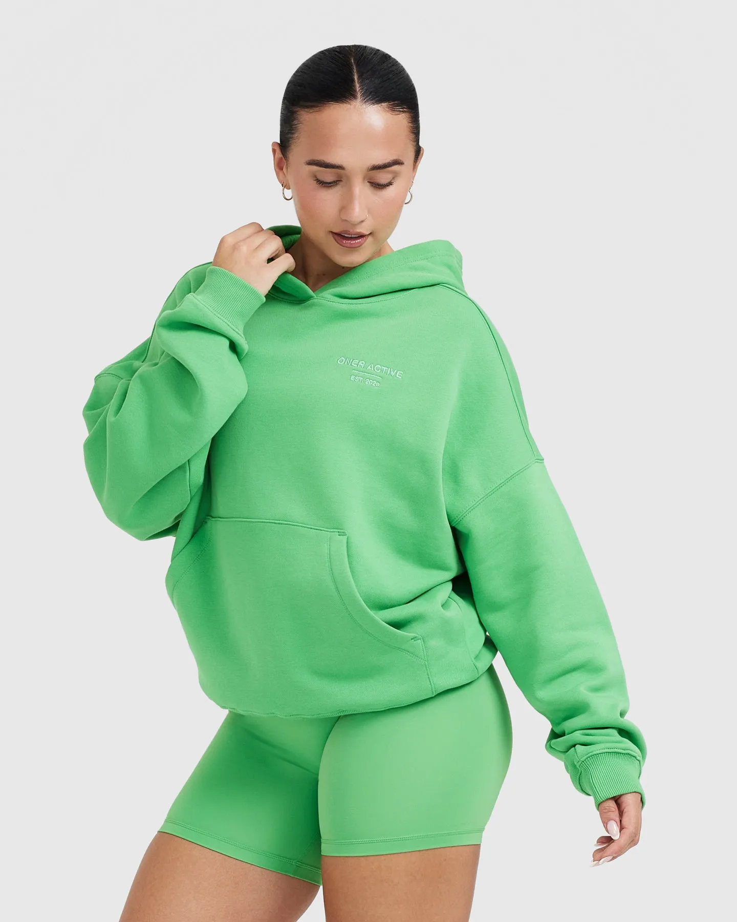 All Day Est 2020 Oversized Hoodie | Jade sold by Oner Active product image thumbnail 3