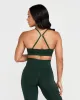 Effortless Micro Bralette | Evergreen sold by Oner Active