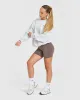 Foundations Crew Neck Sweatshirt | Light Grey Marl sold by Oner Active