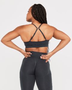 Effortless Micro Bralette | Coal sold by Oner Active