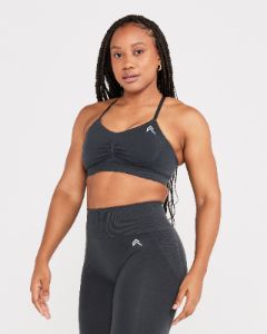 Effortless Micro Bralette | Coal sold by Oner Active