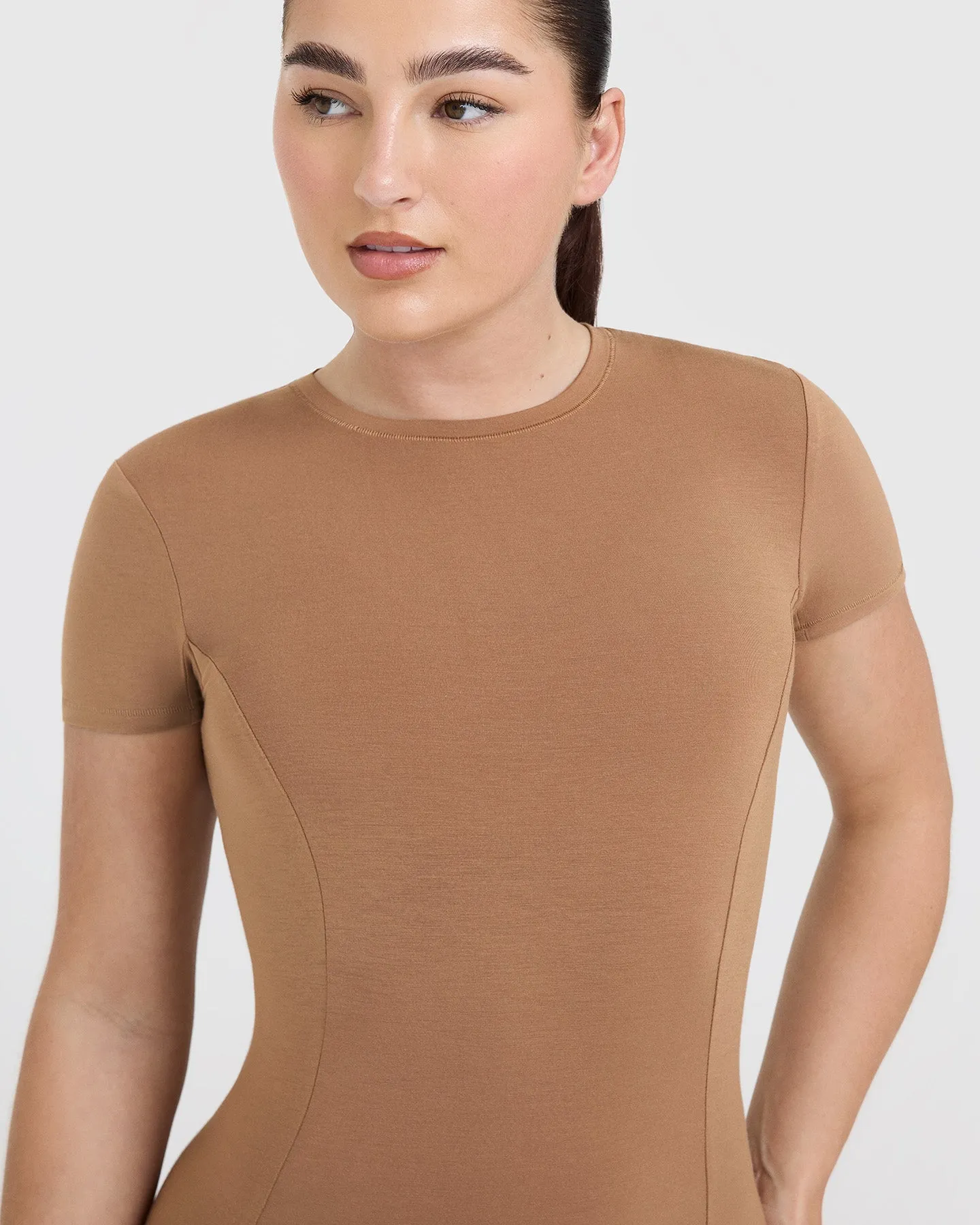 Mellow Soft Short Sleeve T-Shirt | Nude 3 sold by Oner Active product image thumbnail 4