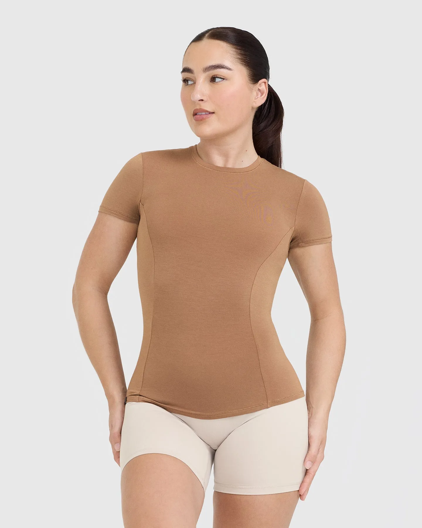 Mellow Soft Short Sleeve T-Shirt | Nude 3 sold by Oner Active