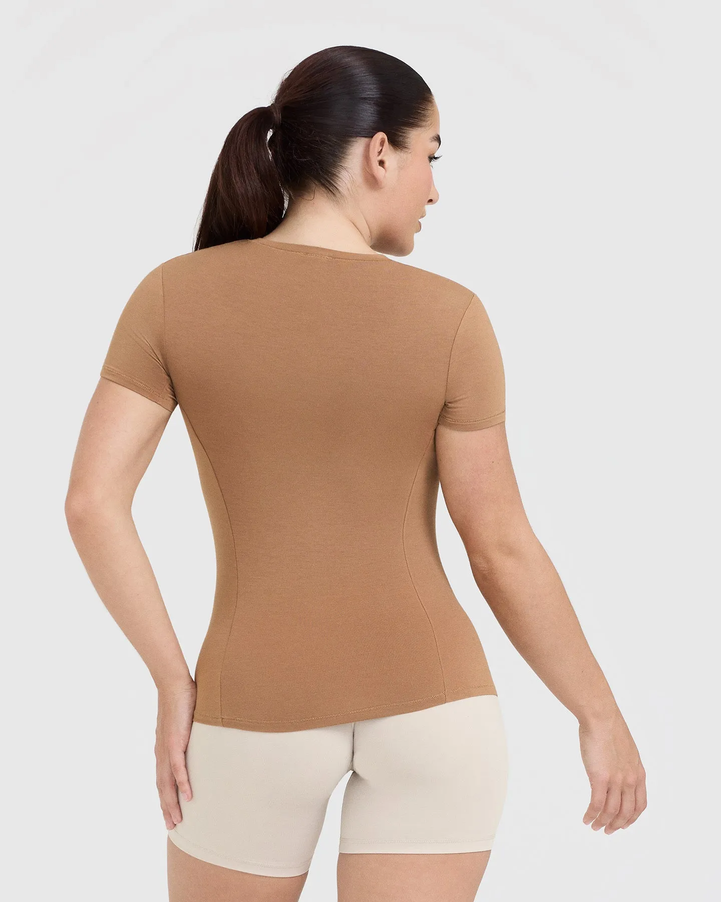 Mellow Soft Short Sleeve T-Shirt | Nude 3 sold by Oner Active product image thumbnail 2