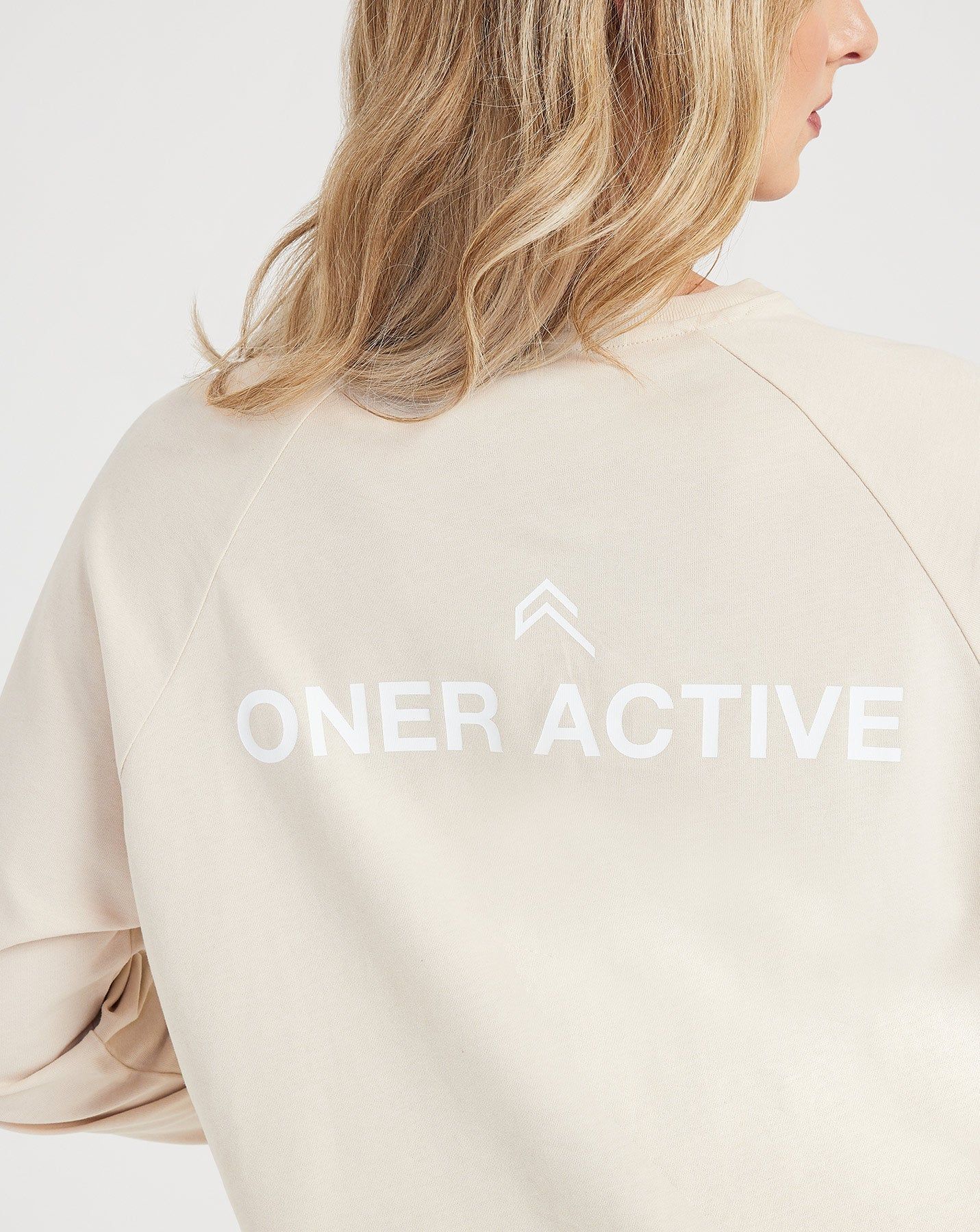 Graphic Oversized Long Sleeve Tee | Washed Sand sold by Oner Active product image thumbnail 5